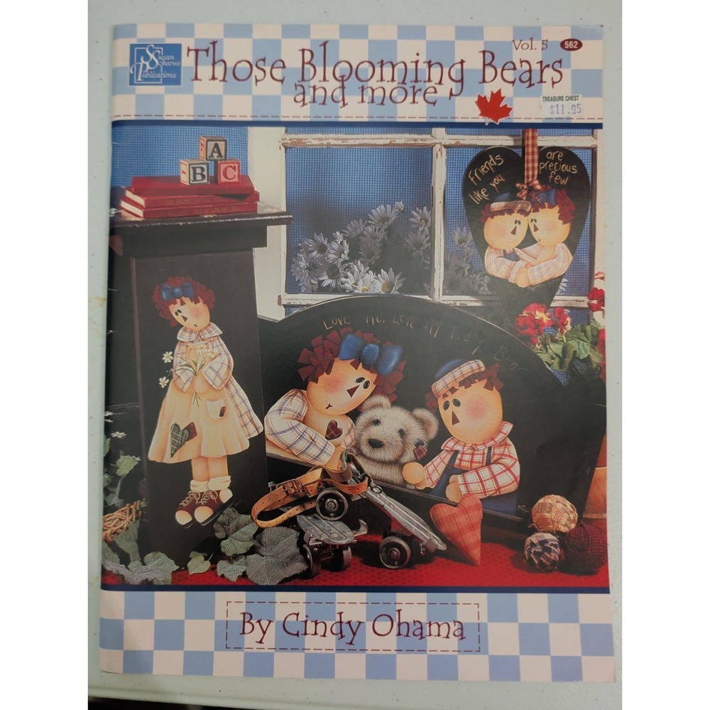 Those Blooming Bears and More, Vol 5 Tole Painting Instructions by Cindy Ohama